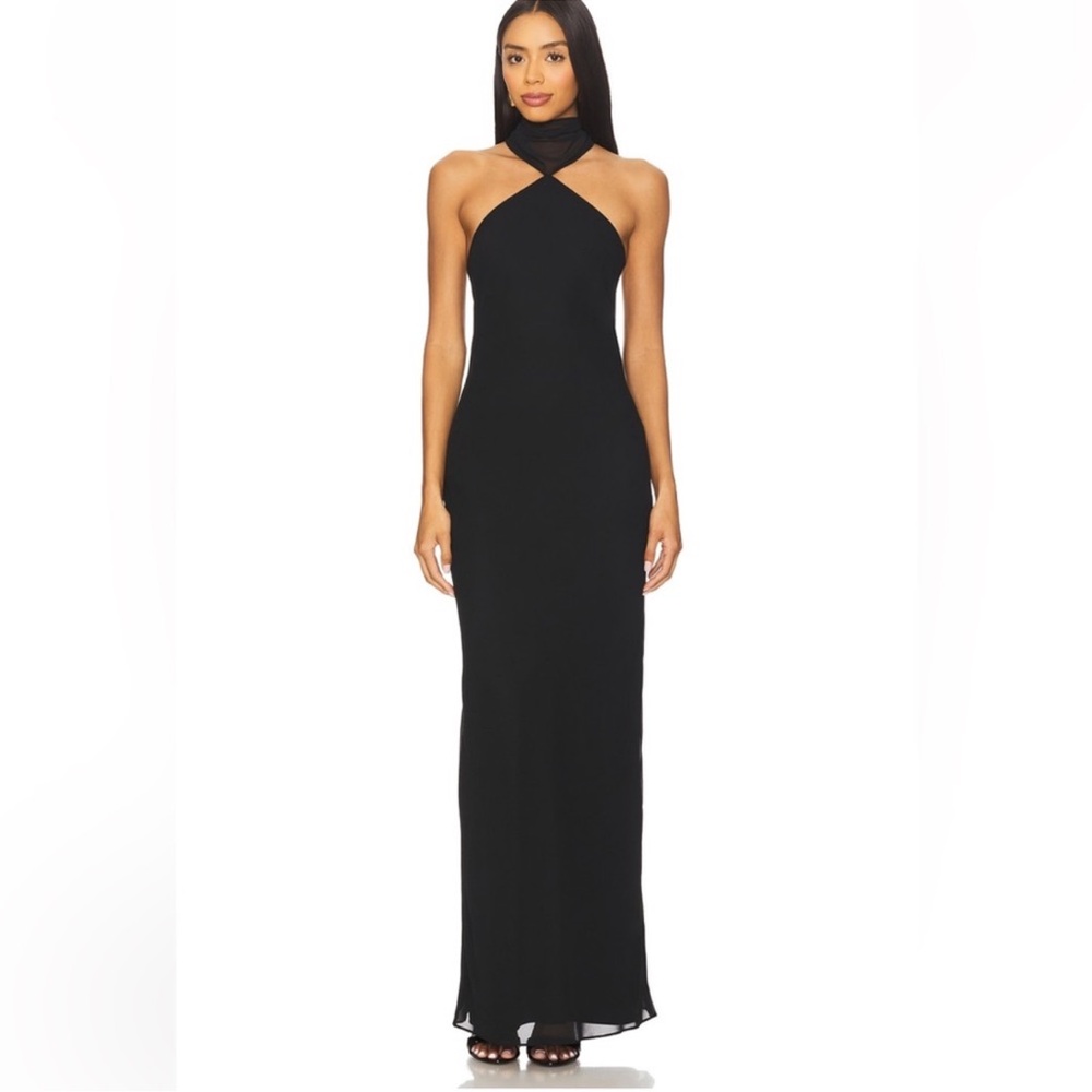 Zara Black Backless Dress